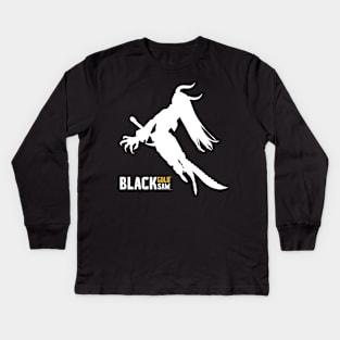 Black Gold Saw Kids Long Sleeve T-Shirt